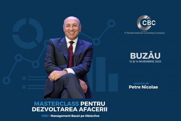 În 13 și 14 noiembrie 2023, Petre Nicolae și echipa CBC vin la Buzău într-un Masterclass pentru Dezvoltarea Afacerii